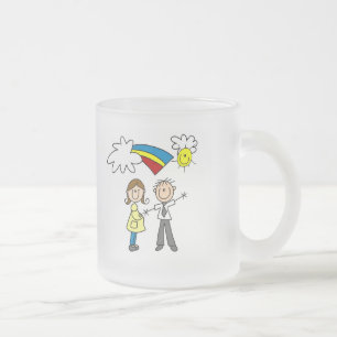 Caneca De Café Vidro Jateado Camisetas e Presentes para Futuros Mamães e Papais