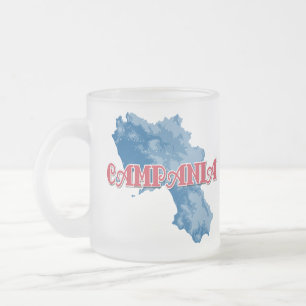 Caneca De Café Vidro Jateado Campânia