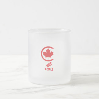 Caneca De Café Vidro Jateado Canadá Não está à venda