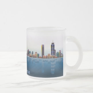 Caneca De Café Vidro Jateado Caneca consciente do vidro de Boston