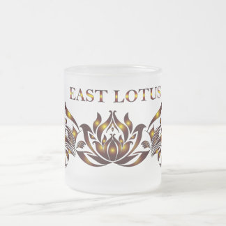 Caneca De Café Vidro Jateado Caneca de vidro East lotus