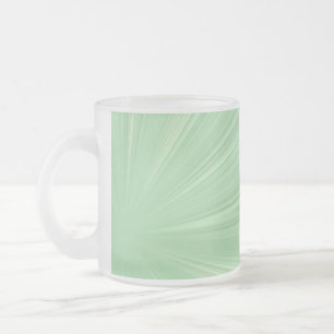 Caneca De Café Vidro Jateado Caneca de Vidro Esverdeada Fosca