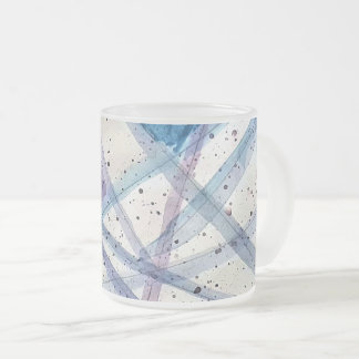 Caneca De Café Vidro Jateado Caneca de Vidro Fosco Abstrato Geada de Inverno