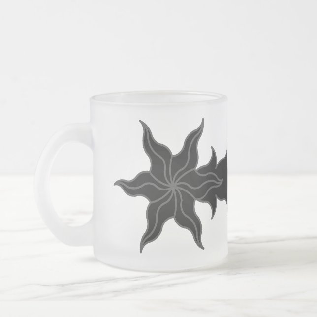 Caneca De Café Vidro Jateado Caneca de Vidro Fosco Debatable Lands SCA (Esquerda)