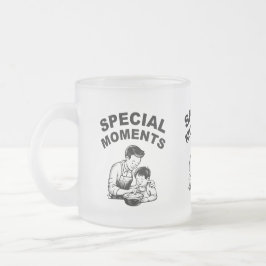 Caneca De Café Vidro Jateado Caneca de Vidro Fosco Dia dos Pais Momentos Especi