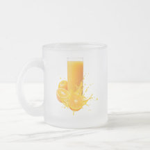 Caneca de Vidro Fosco Elegante