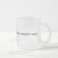 Caneca de vidro gelado clássica