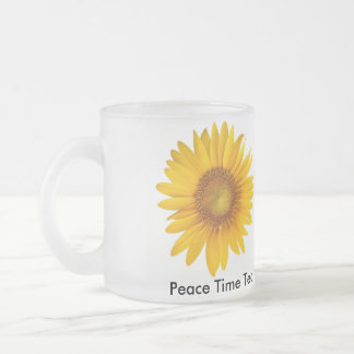 Caneca De Café Vidro Jateado Caneca de vidro inspirada do chá do tempo de paz