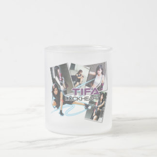 Caneca De Café Vidro Jateado Caneca de Vidro Tifa LockHeart