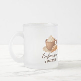 Caneca De Café Vidro Jateado Caneca Emborrachada Abrace Esta Estação – Café Coc