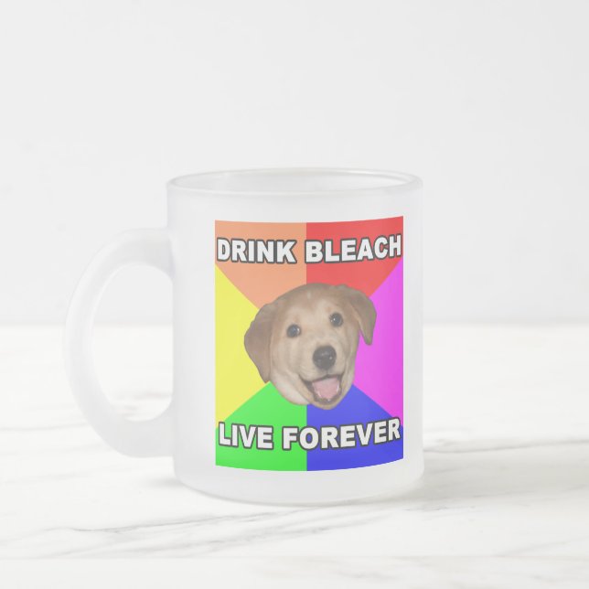 Caneca De Café Vidro Jateado Cão do conselho (Esquerda)
