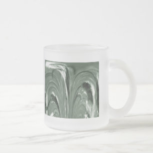 Caneca De Café Vidro Jateado Cápsula de Abstrato de vidro - Floresta