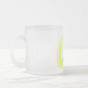 Caneca De Café Vidro Jateado Caso Atingido
