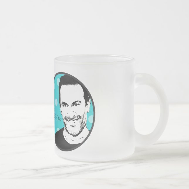 Caneca De Café Vidro Jateado Cerveja com Joe! (Direita)