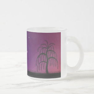 Caneca De Café Vidro Jateado Chiclete de Ponte Quebrada
