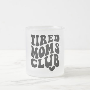Caneca De Café Vidro Jateado Citação da Mãe Divertida
