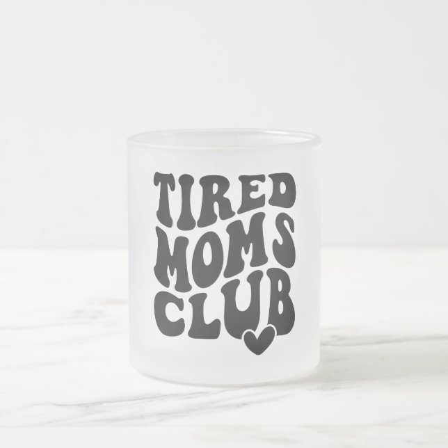 Caneca De Café Vidro Jateado Citação da Mãe Divertida (Centro)