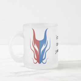 Caneca De Café Vidro Jateado Color Mystical Dragoon Fantasy