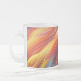 Caneca De Café Vidro Jateado Colorful Fur Texture Background-68454