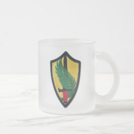 Caneca De Café Vidro Jateado COMANDO CENTRAL USCENTCOM CENTCOM Base Aérea MacDi