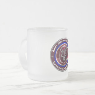 Caneca De Café Vidro Jateado Comando do Exército