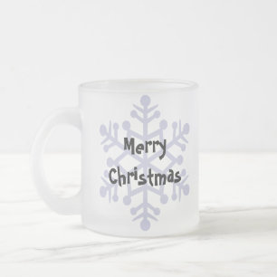 Caneca De Café Vidro Jateado Comida de comida do Natal