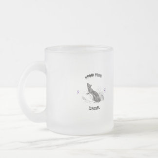 Caneca De Café Vidro Jateado conheça o seu marido