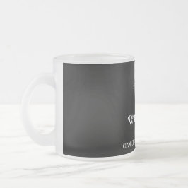 Caneca De Café Vidro Jateado Connecticut Witals Julgam Mug