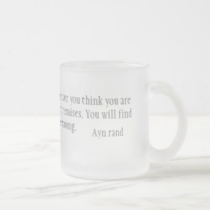 Caneca De Café Vidro Jateado Contradições