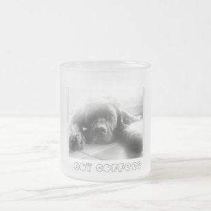 Caneca De Café Vidro Jateado Copo O Joe