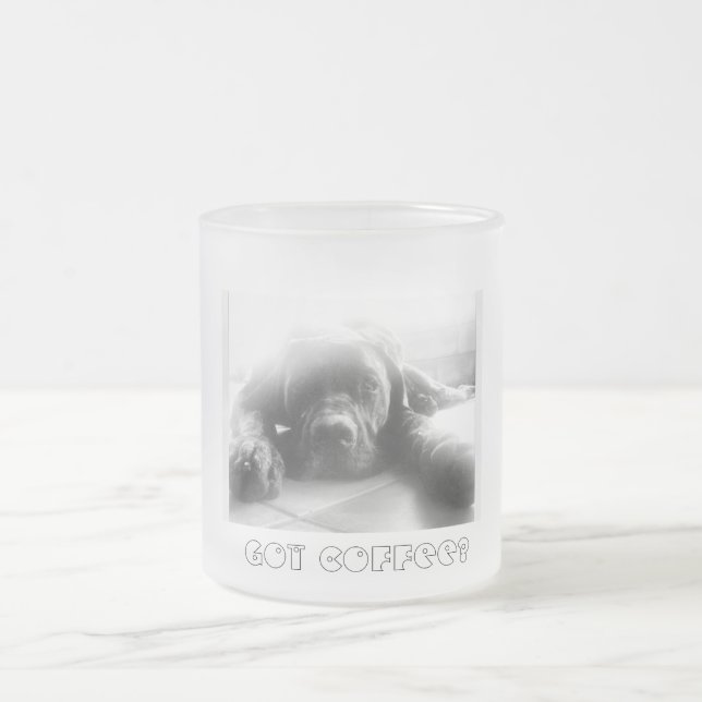 Caneca De Café Vidro Jateado Copo O Joe (Centro)