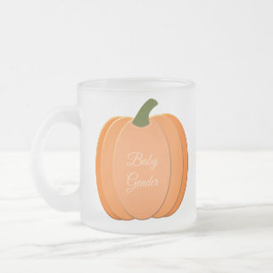 Caneca De Café Vidro Jateado Cor de laranja, Sexo Neutro Abóbora Sexo