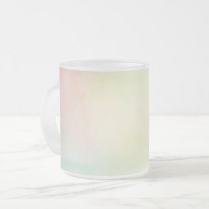 Caneca De Café Vidro Jateado Corante Vermelho Amarelo Escamudo