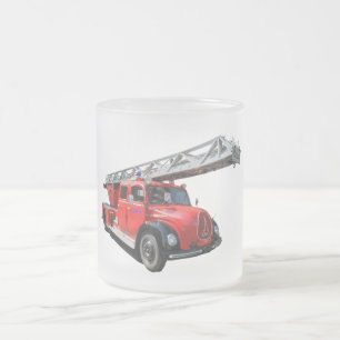 Caneca De Café Vidro Jateado Corpo de bombeiros