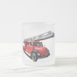 Caneca De Café Vidro Jateado Corpo de bombeiros