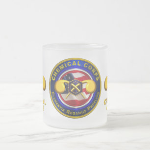 Caneca De Café Vidro Jateado Corpo Químico