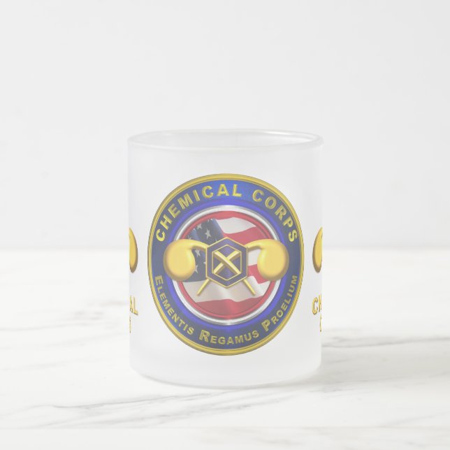 Caneca De Café Vidro Jateado Corpo Químico (Centro)