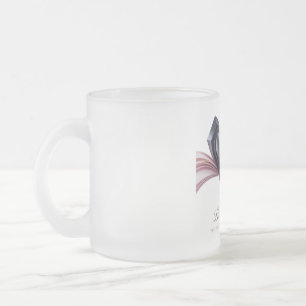 Caneca De Café Vidro Jateado Cósmico de pulsação