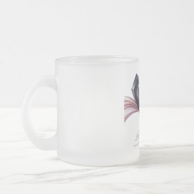 Caneca De Café Vidro Jateado Cósmico de pulsação (Esquerda)