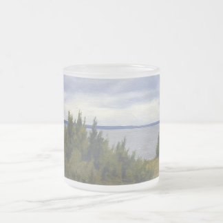 Caneca De Café Vidro Jateado Costa Tranquila de Vormsi