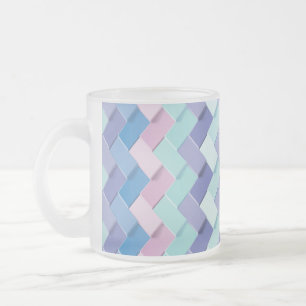 Caneca De Café Vidro Jateado Criação de Novo Padrão 3