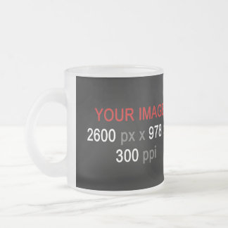Caneca De Café Vidro Jateado Criação pessoal