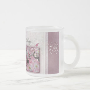 Caneca De Café Vidro Jateado Criar seu próprio aniversário personalizado do 7