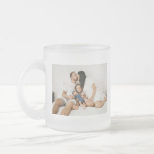 Caneca De Café Vidro Jateado Crie Personalizada A Foto Personalizada Da Sua Pró