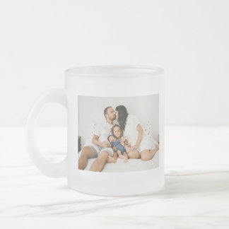 Caneca De Café Vidro Jateado Crie Personalizada A Foto Personalizada Da Sua Pró