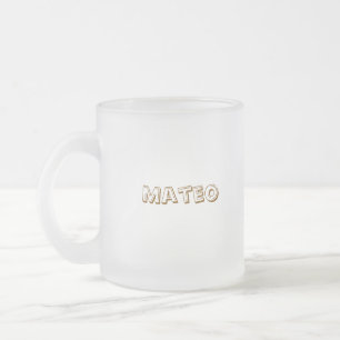 Caneca De Café Vidro Jateado Crie Seu Próprio Caneca de Vidro Fosco de 10oz