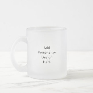 Caneca De Café Vidro Jateado crie seu próprio personalizado