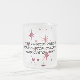 Caneca De Café Vidro Jateado Crie seu próprio personalizado