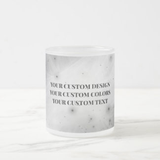 Caneca De Café Vidro Jateado Crie seu próprio personalizado