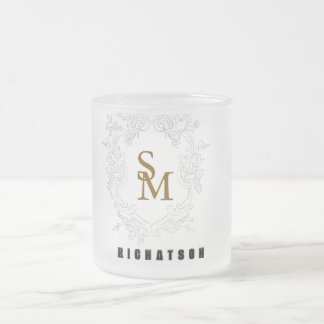 Caneca De Café Vidro Jateado Crie Vidro Fosco Profissional Personalizado 295ml